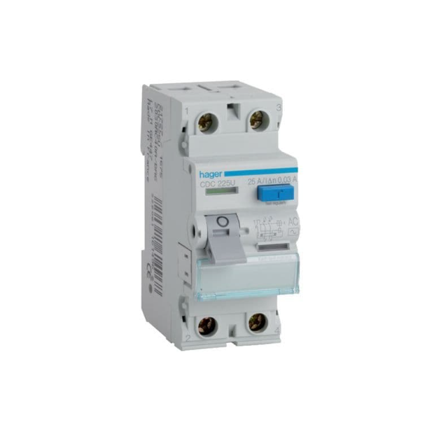 RCD 100-264VAC, 25A, 30MA.
