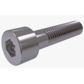 SOCKET HEAD SCREW M6X25, ISO4762-8.8-GZN. Minimum order quantity = 100