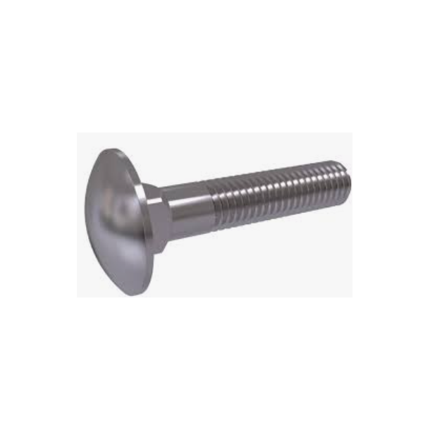 CARRIAGE BOLT M8X40, DIN 603-A4.