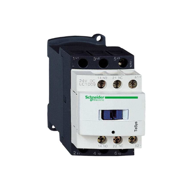 CONTACTOR 9A, 24VDC, LC1D09BD.