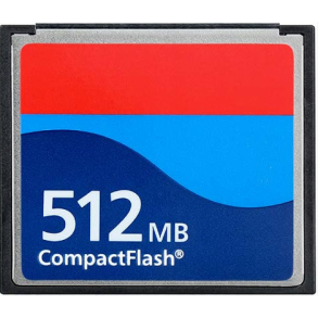 COMPACT FLASH MEMORY M 512MB, CF 200/512.