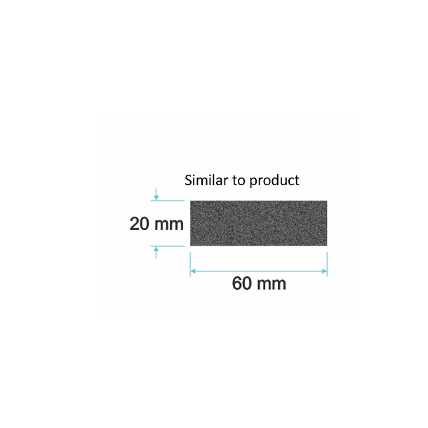 FOAM RUBBER, SQUARE PROFILE, 20X60.