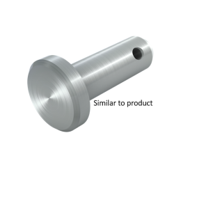 BOLT WITH PIN HOLE,ISO 2341-B, 20X70, ST.