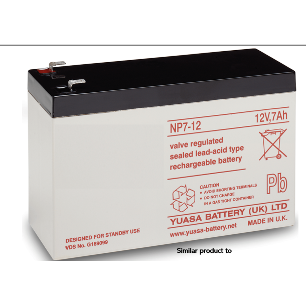 SET OF 4 BATTERIES NP7-12.