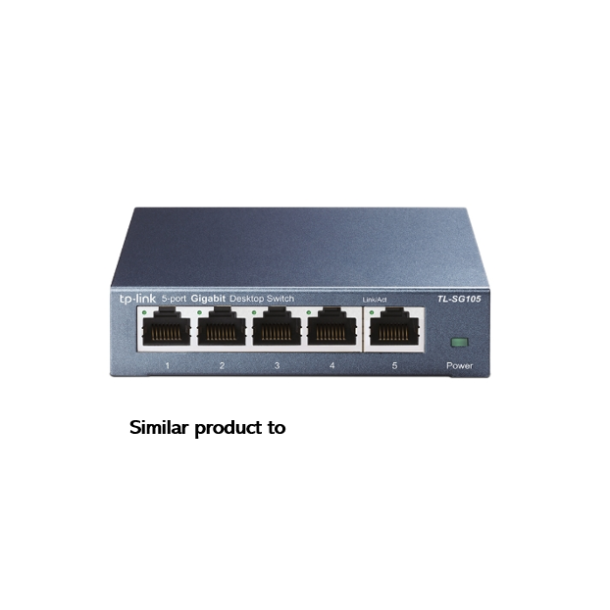 ETHERNET SWITCH, 5 TP RJ45 PORTS.