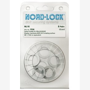 NORDLOCK WASHER DNL 16, SP. Minimum order quantity = 100