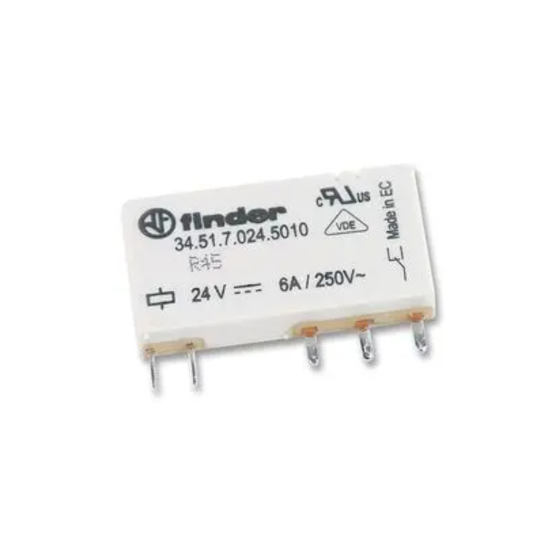 RELAY,FINDER-,24V 6A, TYP 34.51.7.024&Aacute;&Aacute;.