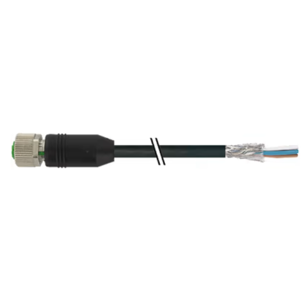 CABLE, SAI-M12, 5X0,34MM, 10M