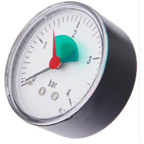 PRESSURE GAUGE 3/8 INCH, RADIAL 0-4 BAR
