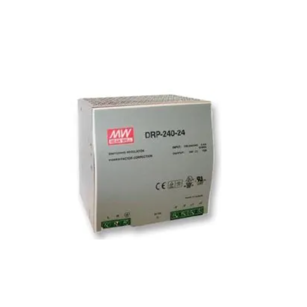 POWER SUPPLY, DRP-240-24 10A, MEAN WELL