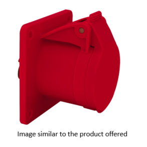CEE PANEL SOCKET 400V, 16A, RD