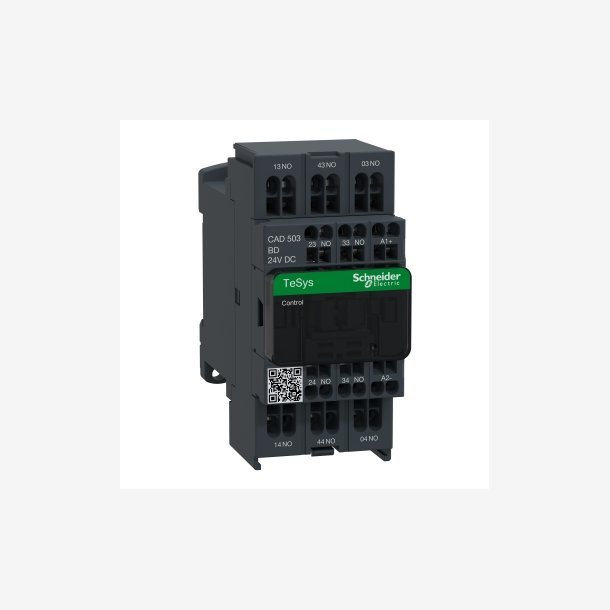 AUXILIARY CONTACTOR 24VDC, 5NO CAD-503BD