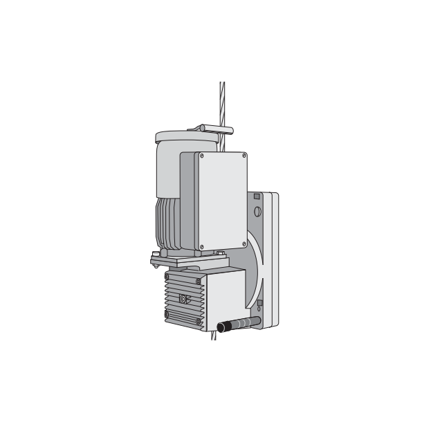 TIRAK-HOIST X502P, 50HZ, HAILO AX-200