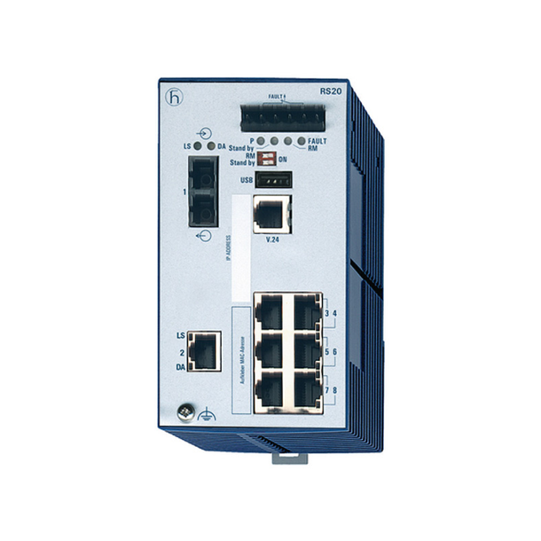 ETHERNET RAILSWITCH RS20-0800M2T1 TOB MM