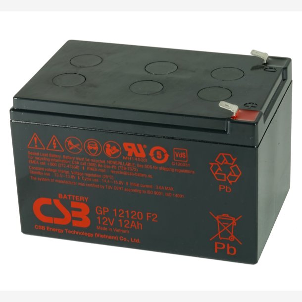 BATTERY 12V 12AH, CTM13933, GP12120 #