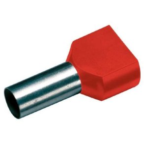 CABLE END SLEEVE 1MM2, 10MM, RD, HL. Minimum order quatity = 50