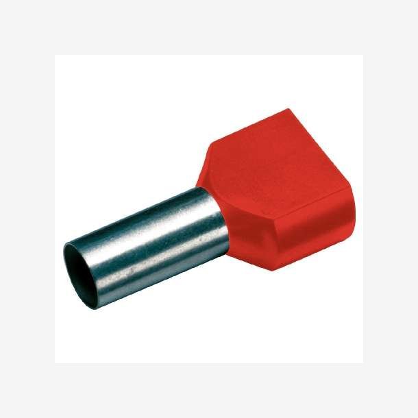 CABLE END SLEEVE 1MM2, 10MM, RD, HL. Minimum order quatity = 50