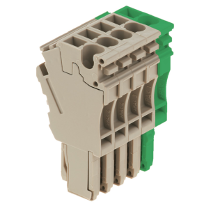 SOCKET ZP 2.5/1AN/QV/5 GN/BE. Minimum order quatity = 25