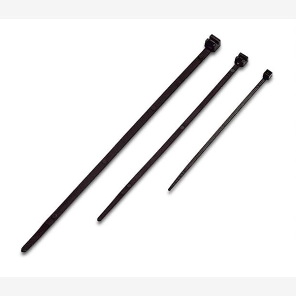 CABLE TIE 300X4.6 T80L-W-BK-C1. Minimum order quantity = 100