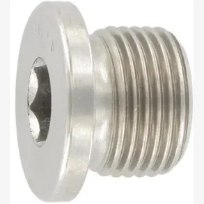 SCREW PLUG DIN908-A4-M10X1. Minimum order quantity = 100