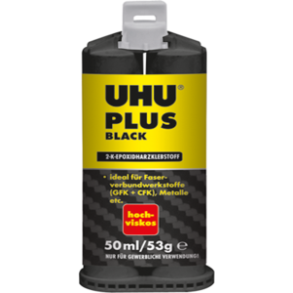 ADHESIVE, UHU PLUS BLACK, 50ML #
