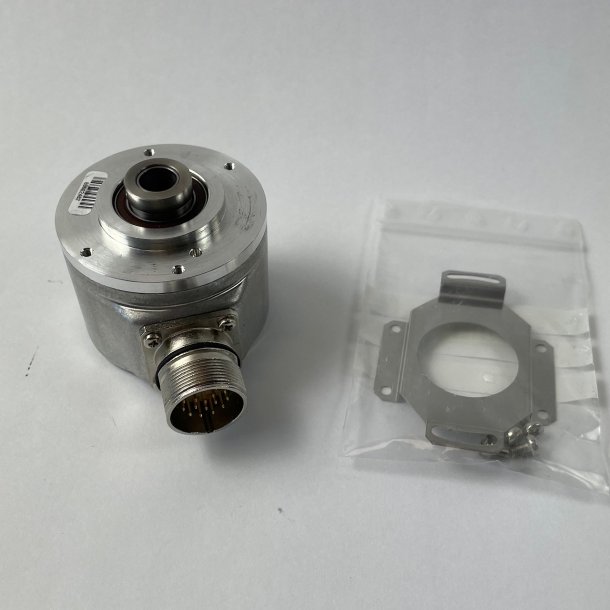 HENGSTLER VZ 6041/150113-WC10. 12 bit MT+13 bit ST, DC 10-30V, Spring tether IP64, hubshaft 10 mm