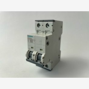 Siemens, S34438, CIRCUIT BREAKER 2P 6A, 5SY6206-7