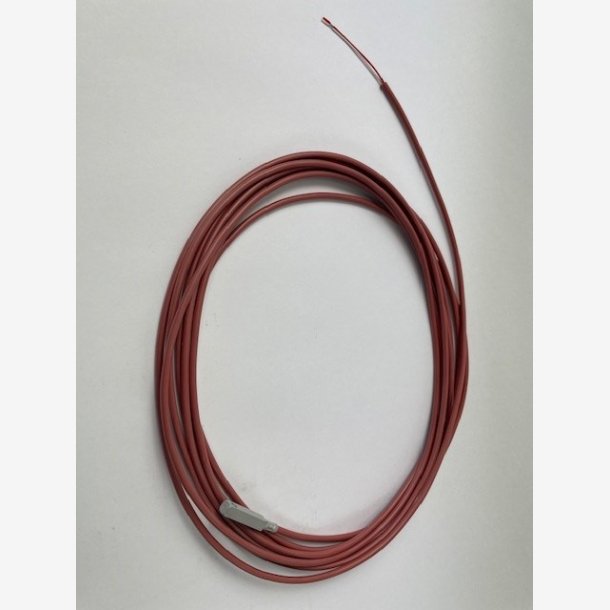 Resistance thermometer type D84-B57560G103F NTC 10 kOhm "Contact sensor for cooling plate." Protective sleeve: aluminium 4-edge 6x40 mm Temp. range: -40 to 150&deg;C Connection cable: 2 x 22 mm&sup2; FEP/SIL, Length = 5000 mm, 50 mm free ends